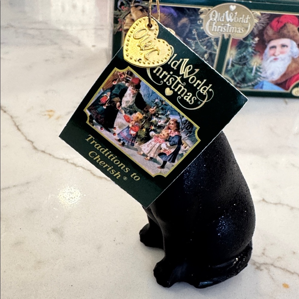 Old World Christmas Black Labrador Christmas Ornament - Picture 7 of 9